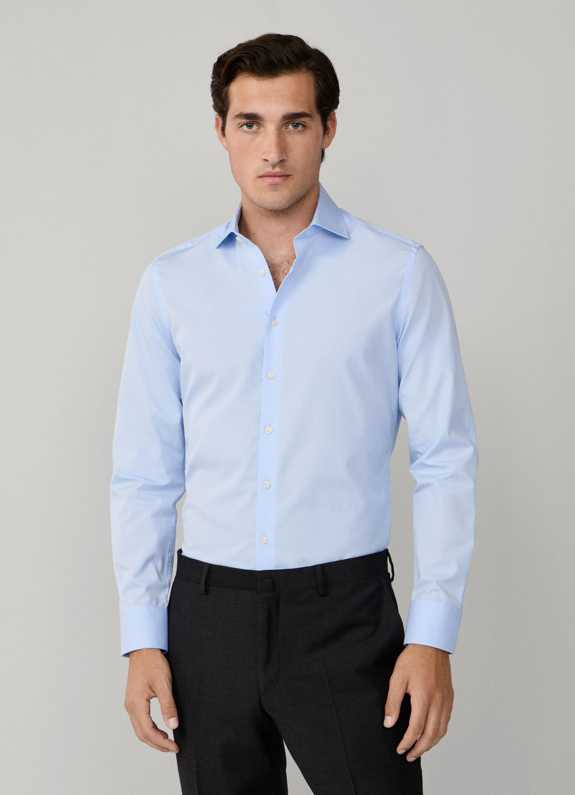 Tailored Fit Formal Poplin Shirt