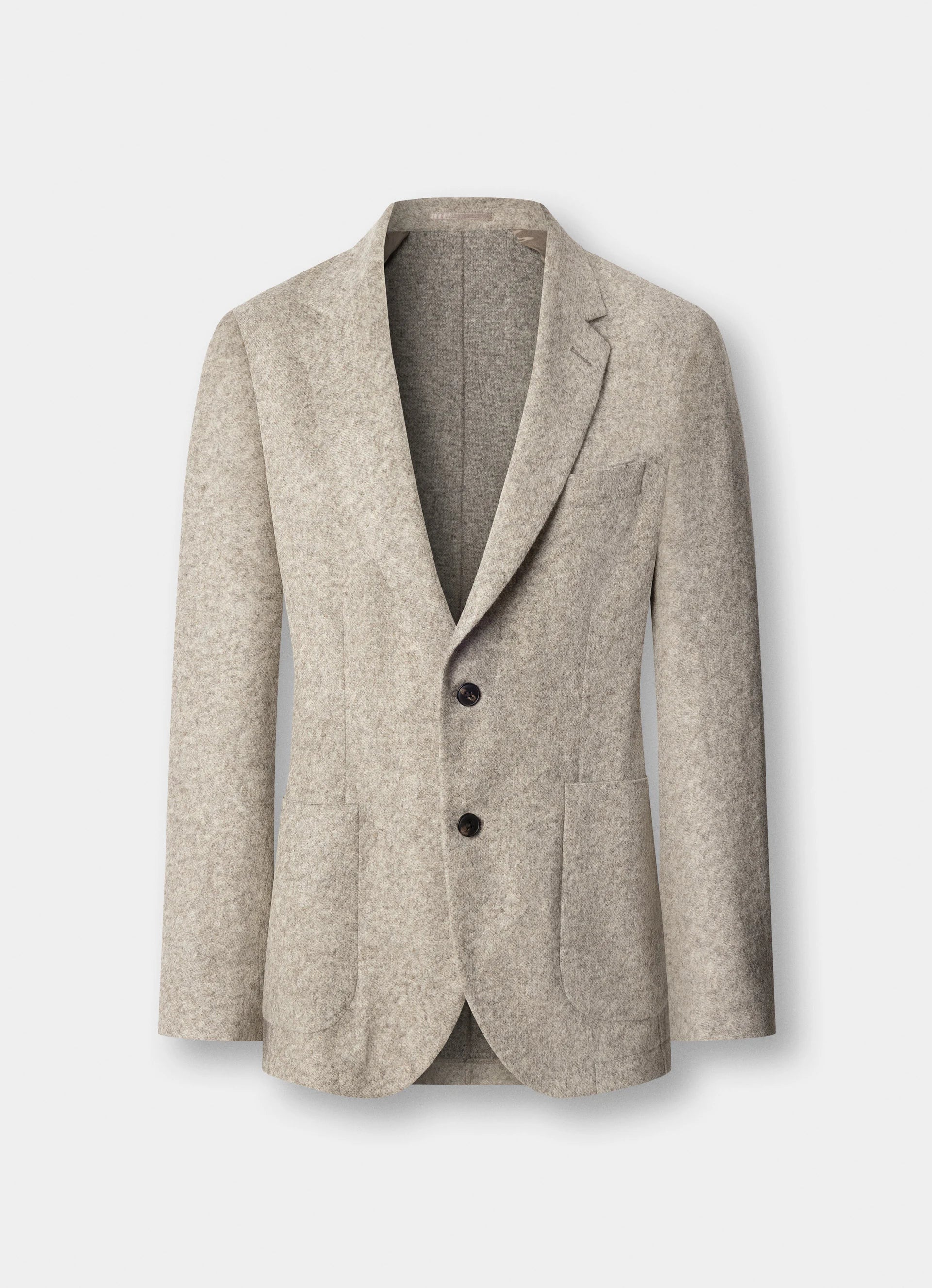 cotton lightweight knit blazer