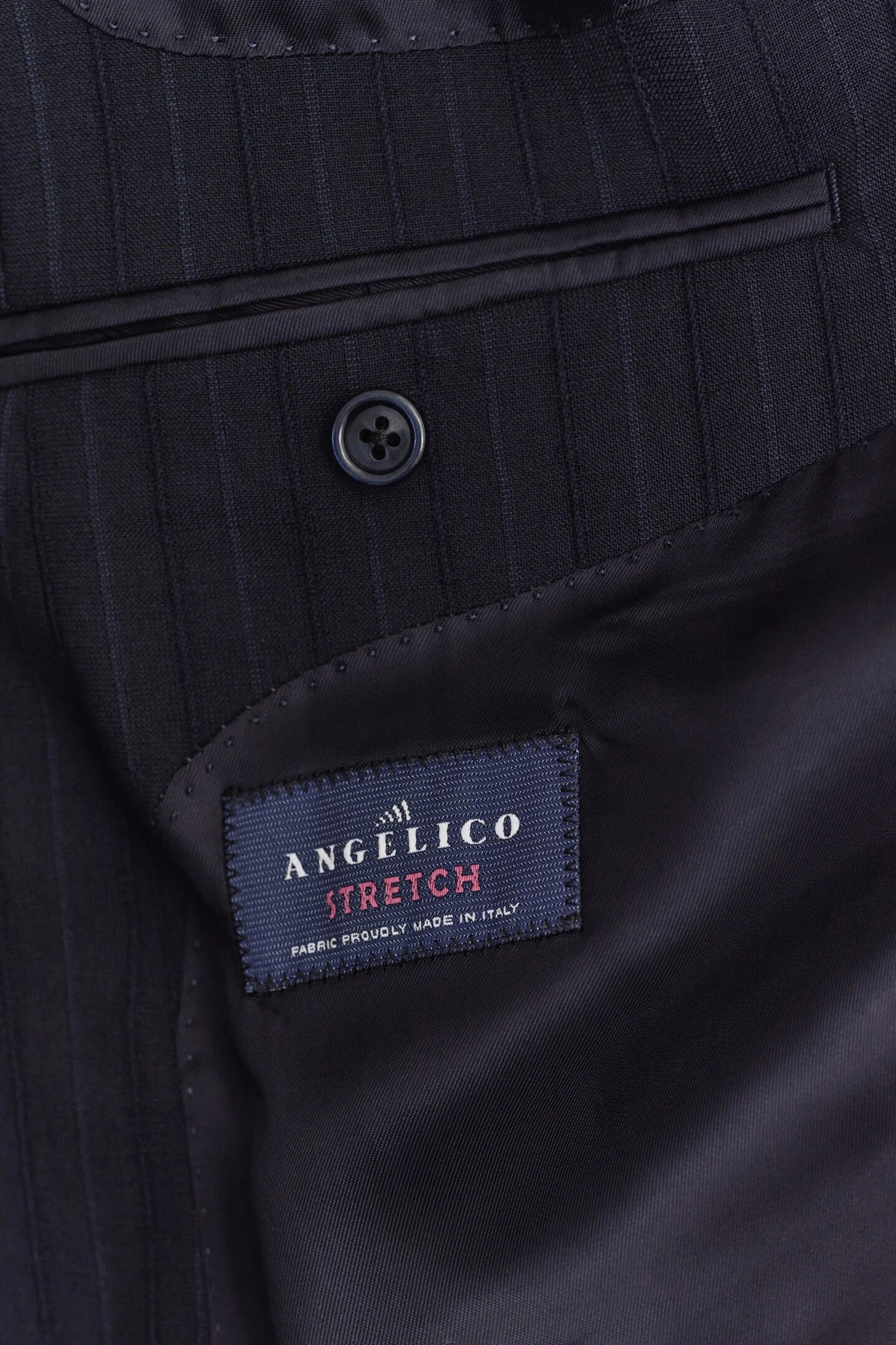 Tonal Pinstripe Suit Jacket